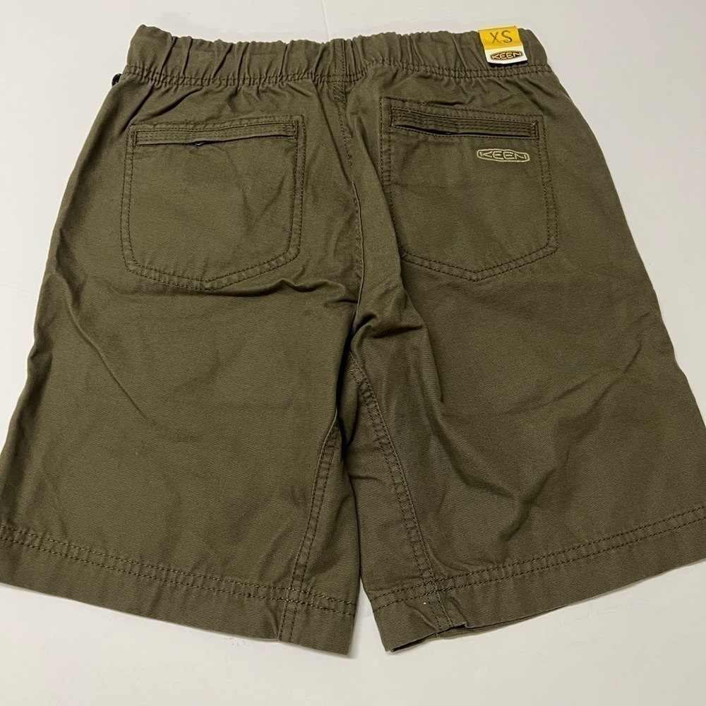 NWT Keen Inc Womens Olive Green Khaki Washed Canvas Slacker Short Size XS - Picture 2 of 9